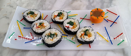 Gimbap, de Koreaanse versie van sushi